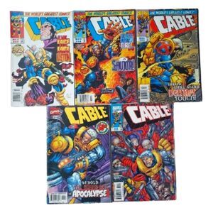 Marvel CABLE Comic Bundle x5